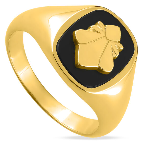 Chevalière  - Or 18k - Onyx